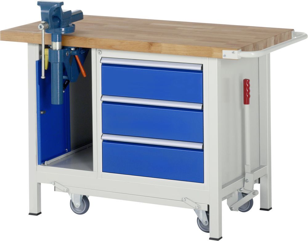 RAU Absenkbare Werkbank 8000 Modell 8183 Breite 1250 mm Produktbild RAU Absenkbare Werkbank 8000 Modell 8183 Breite 1250 mm