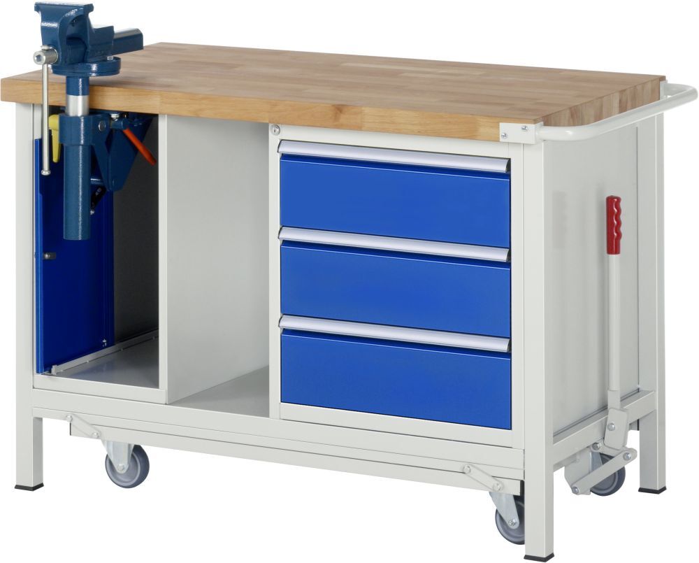 Rau Absenkbare Werkbank Breite 1250 mm 8000 Modell 8183 Produktbild Rau Absenkbare Werkbank Breite 1250 mm 8000 Modell 8183