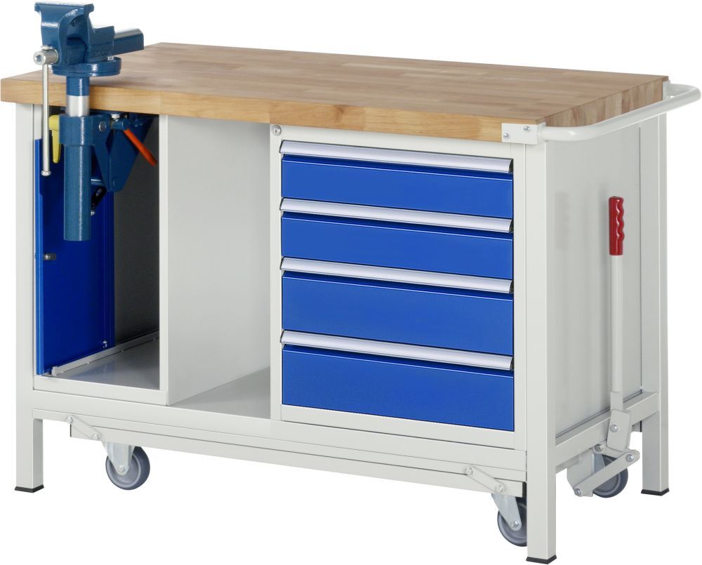 Rau Absenkbare Werkbank Breite 1250 mm 8000 Modell 8185 Produktbild Rau Absenkbare Werkbank Breite 1250 mm 8000 Modell 8185