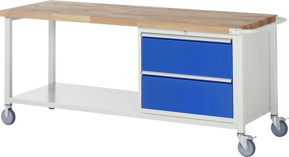 Rau Fahrbare Werkbank 8000 Modell 8255 Buche-Massiv Breite 2000 mm Produktbild Rau Fahrbare Werkbank 8000 Modell 8255 Buche-Massiv Breite 2000 mm