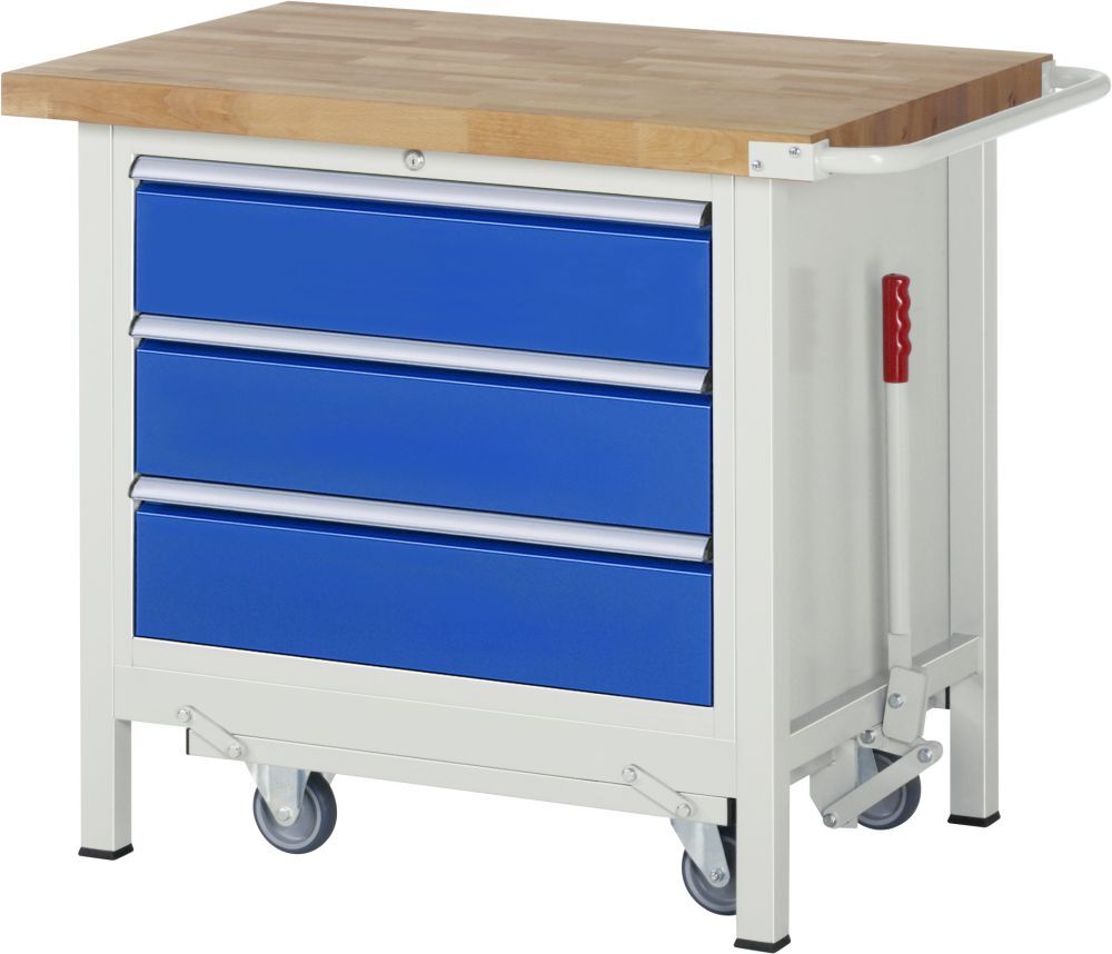 RAU Absenkbare Werkbank 8000 - Modell 8257 Breite 1000 mm RAU Absenkbare Werkbank 8000 - Modell 8257 Breite 1000 mm