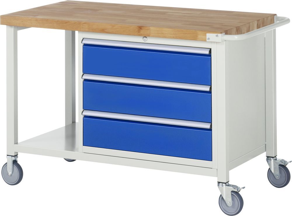 RAU Fahrbare Werkbank 8000 - Modell 8257 Breite 1250 mm Produktbild RAU Fahrbare Werkbank 8000 - Modell 8257 Breite 1250 mm