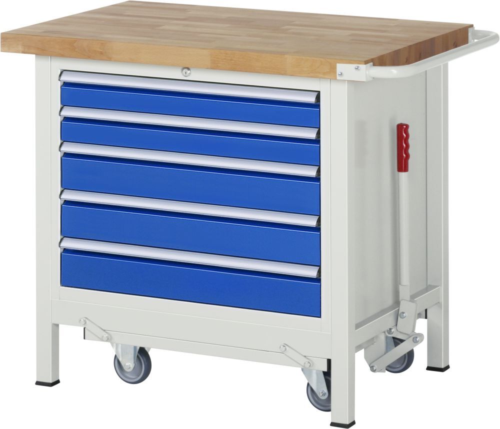 RAU Absenkbare Werkbank 8000 Modell 8271 Breite 1000 mm Produktbild RAU Absenkbare Werkbank 8000 Modell 8271 Breite 1000 mm