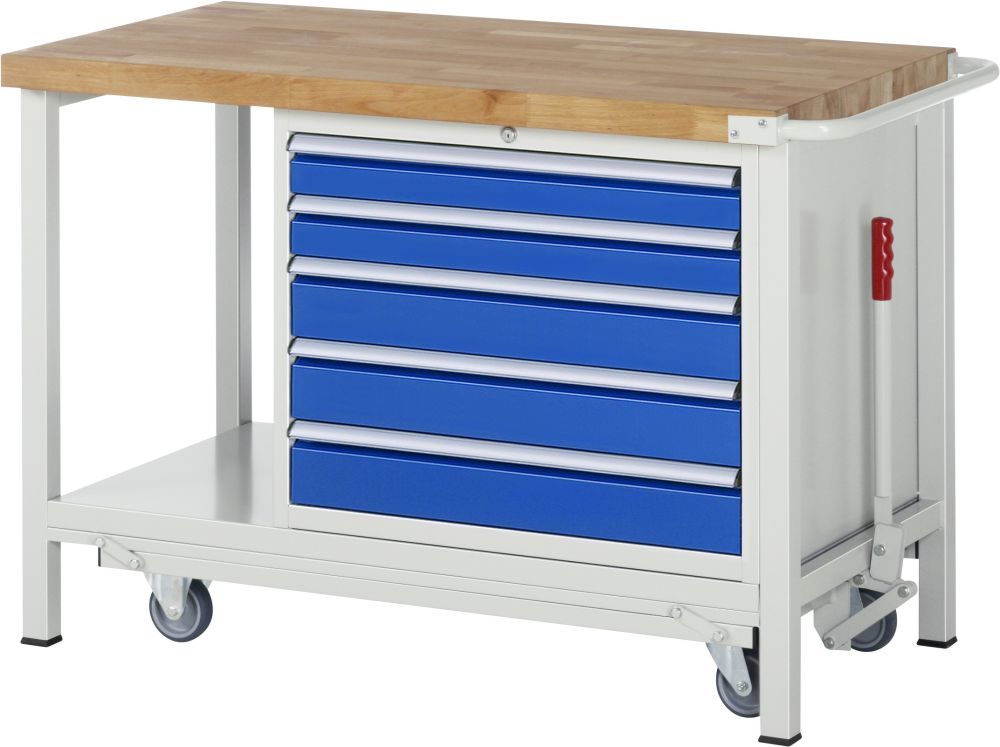 RAU Absenkbare Werkbank 8000 Modell 8271 Breite 1250 mm Produktbild RAU Absenkbare Werkbank 8000 Modell 8271 Breite 1250 mm