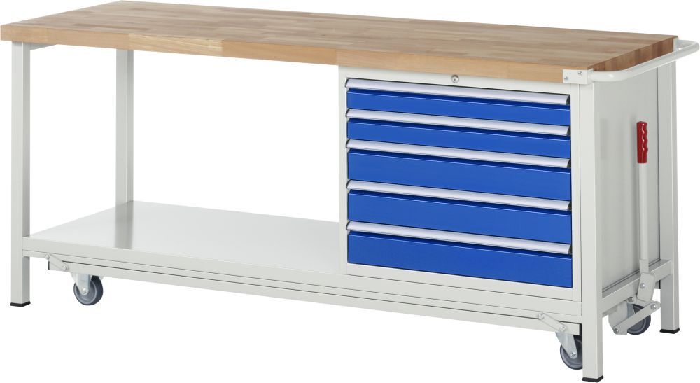 RAU Absenkbare Werkbank 8000 Modell 8271 Breite 2000 mm Produktbild RAU Absenkbare Werkbank 8000 Modell 8271 Breite 2000 mm