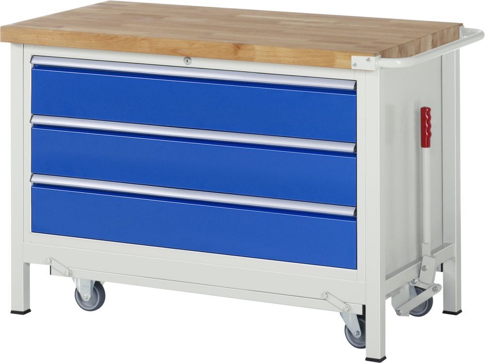 RAU Absenkbare Werkbank 8000 Modell 8357 Breite 1250 mm Produktbild RAU Absenkbare Werkbank 8000 Modell 8357 Breite 1250 mm