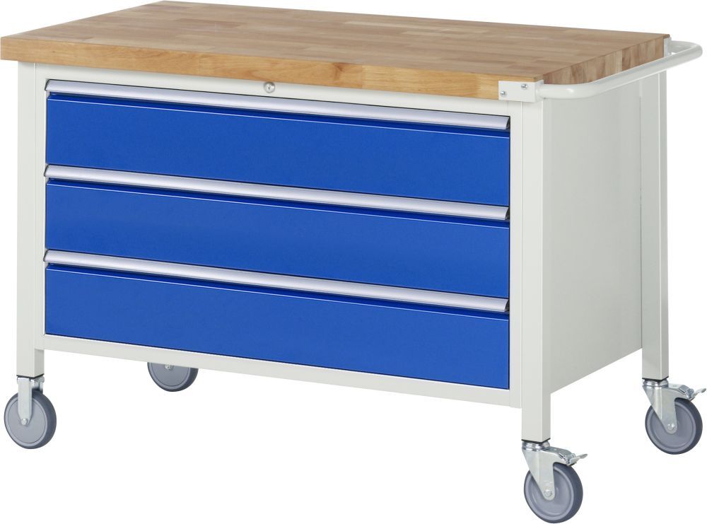 RAU Fahrbare Werkbank 8000 Modell 8357 Breite 1250 mm Produktbild RAU Fahrbare Werkbank 8000 Modell 8357 Breite 1250 mm