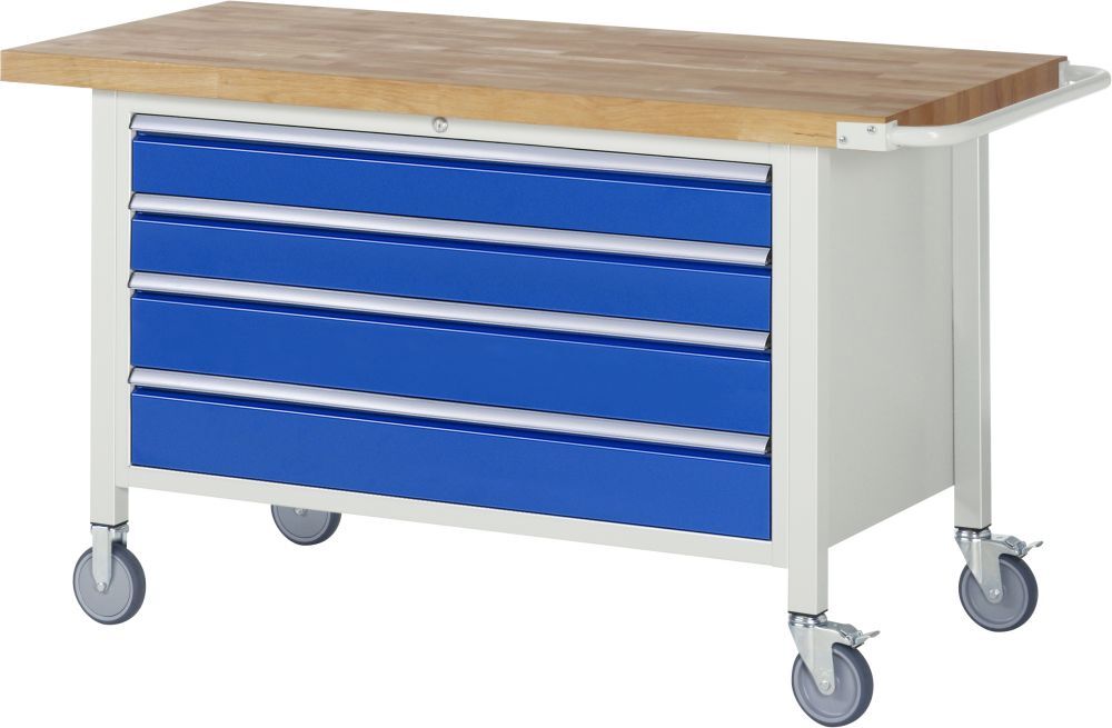 RAU Fahrbare Werkbank Modell 8362 Breite 1500 mm x Tiefe 700 mm x Höhe 880 mm RAU Fahrbare Werkbank Modell 8362 Breite 1500 mm x Tiefe 700 mm x Höhe 880 mm