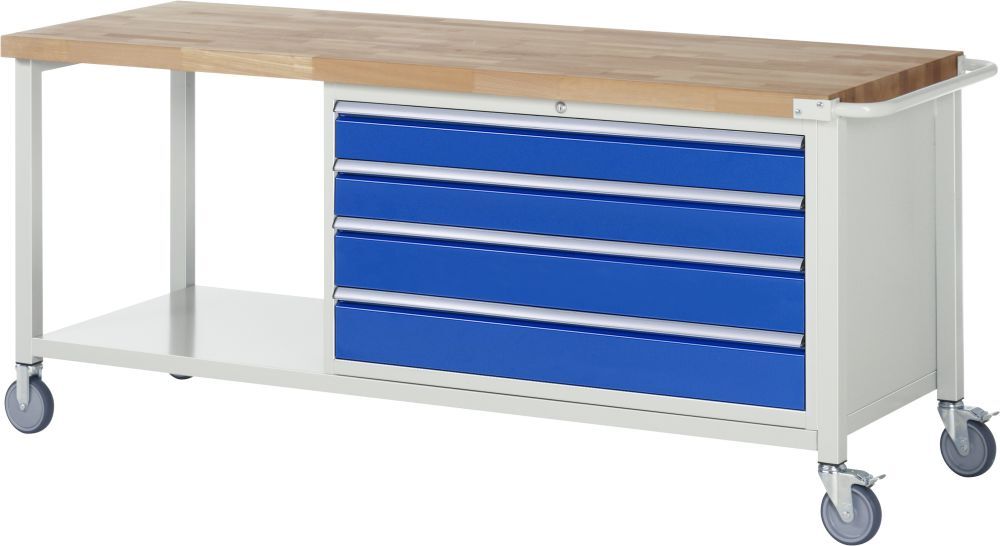 RAU Fahrbare Werkbank 8000 Modell 8362 Breite 2000 mm Produktbild RAU Fahrbare Werkbank 8000 Modell 8362 Breite 2000 mm