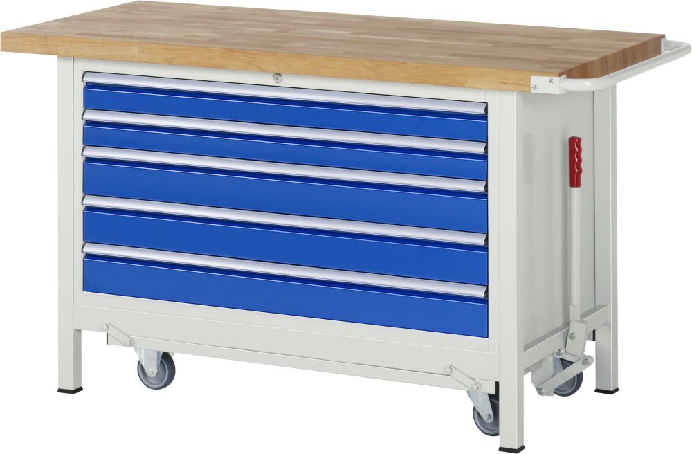 RAU Absenkbare Werkbank 8000 - Modell 8371 Breite 1500 mm Produktbild RAU Absenkbare Werkbank 8000 - Modell 8371 Breite 1500 mm