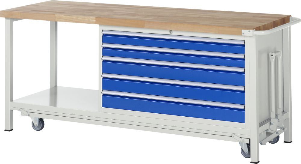 RAU Absenkbare Werkbank 8000 - Modell 8371 Breite 2000 mm Produktbild RAU Absenkbare Werkbank 8000 - Modell 8371 Breite 2000 mm