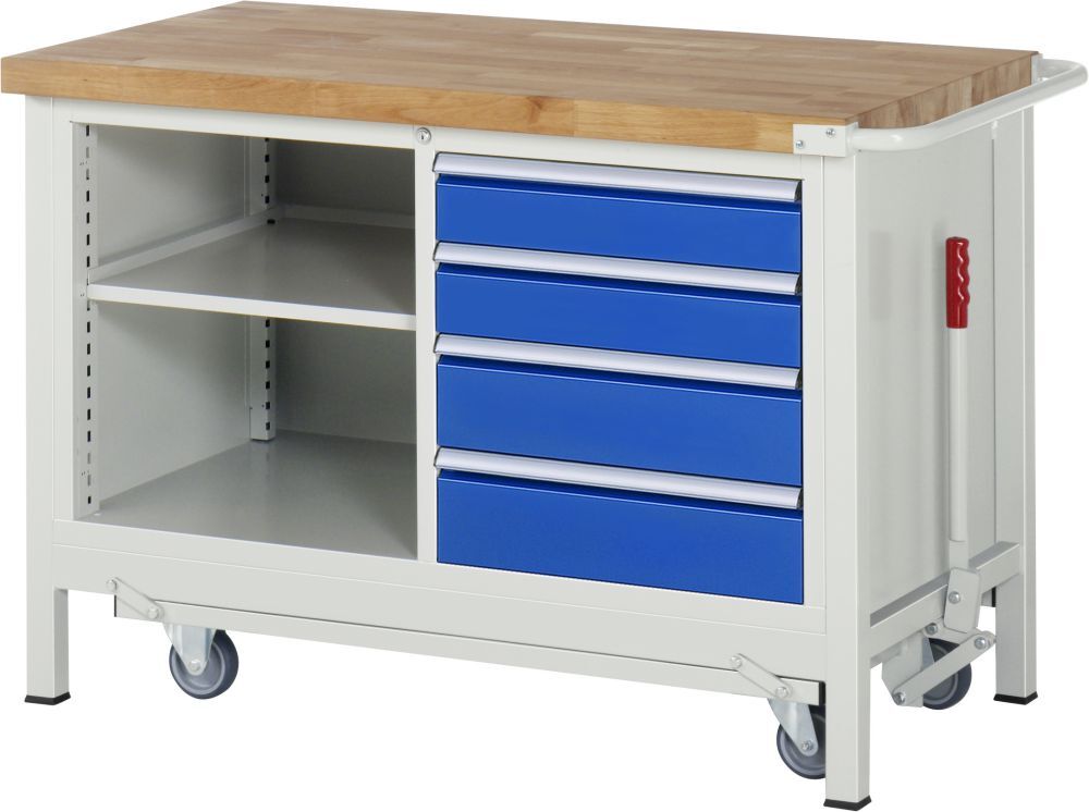 RAU Absenkbare Werkbank 8000 Modell 8463 Breite 1250 mm Produktbild RAU Absenkbare Werkbank 8000 Modell 8463 Breite 1250 mm