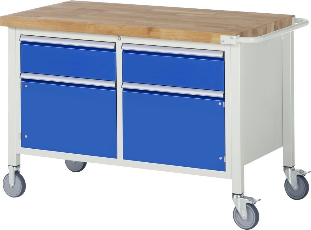 RAU Fahrbare Werkbank 8000 Modell 8466 Breite 1250 mm Produktbild RAU Fahrbare Werkbank 8000 Modell 8466 Breite 1250 mm