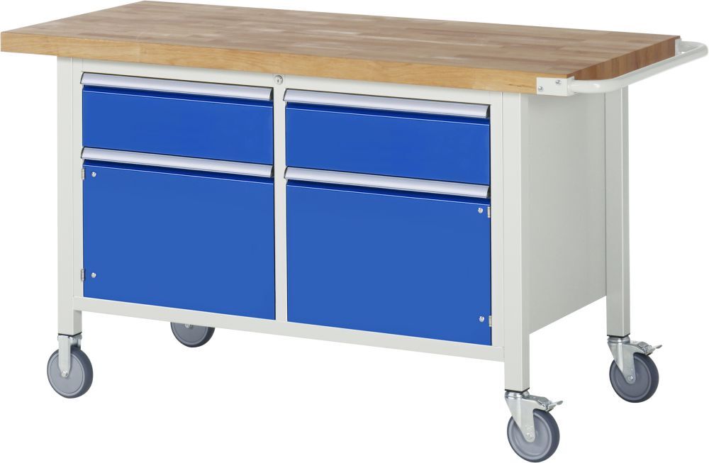RAU Fahrbare Werkbank Modell 8466 Breite 1500 mm x Tiefe 700 mm x Höhe 880 mm RAU Fahrbare Werkbank Modell 8466 Breite 1500 mm x Tiefe 700 mm x Höhe 880 mm