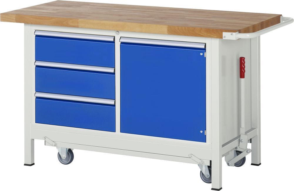 RAU Absenkbare Werkbank 8000 - Modell 8468 Breite 1250 mm Produktbild RAU Absenkbare Werkbank 8000 - Modell 8468 Breite 1250 mm