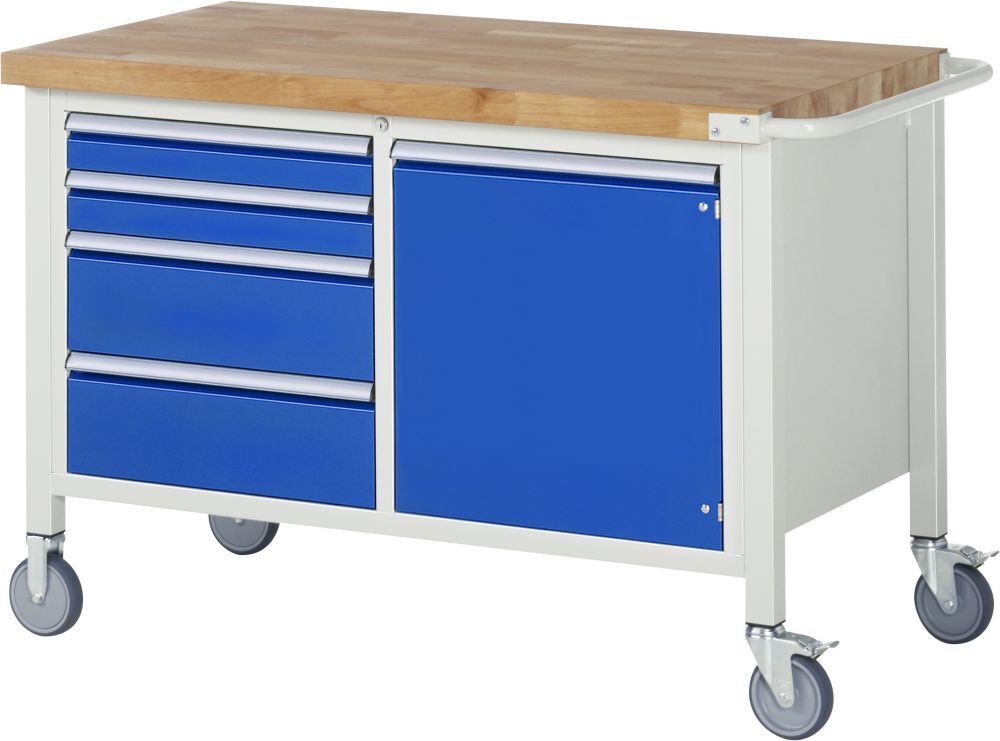 RAU Fahrbare Werkbank 8000 Modell 8470 Breite 1250 mm Produktbild RAU Fahrbare Werkbank 8000 Modell 8470 Breite 1250 mm