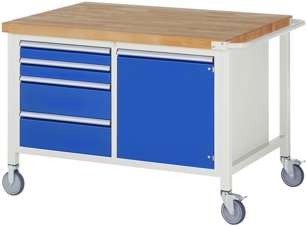 Rau Fahrbare Werkbank 8000 Modell 8470 Stärke 40 mm Breite 1250 mm Produktbild Rau Fahrbare Werkbank 8000 Modell 8470 Stärke 40 mm Breite 1250 mm