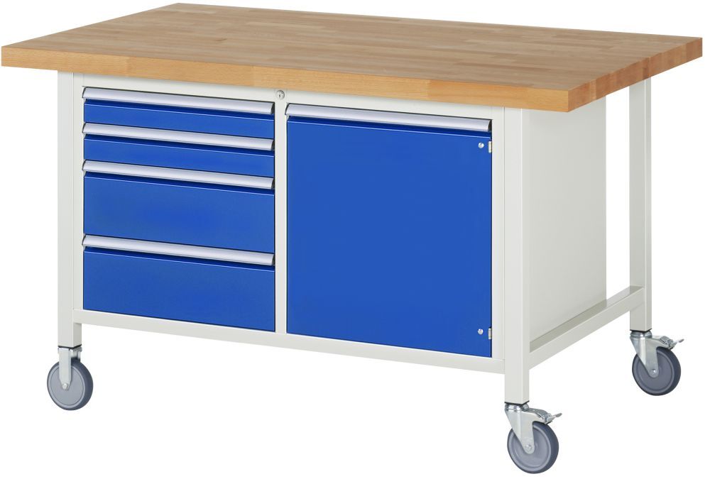 Rau Fahrbare Werkbank 8000 Modell 8470 Stärke 40 mm Breite 1500 mm Produktbild Rau Fahrbare Werkbank 8000 Modell 8470 Stärke 40 mm Breite 1500 mm