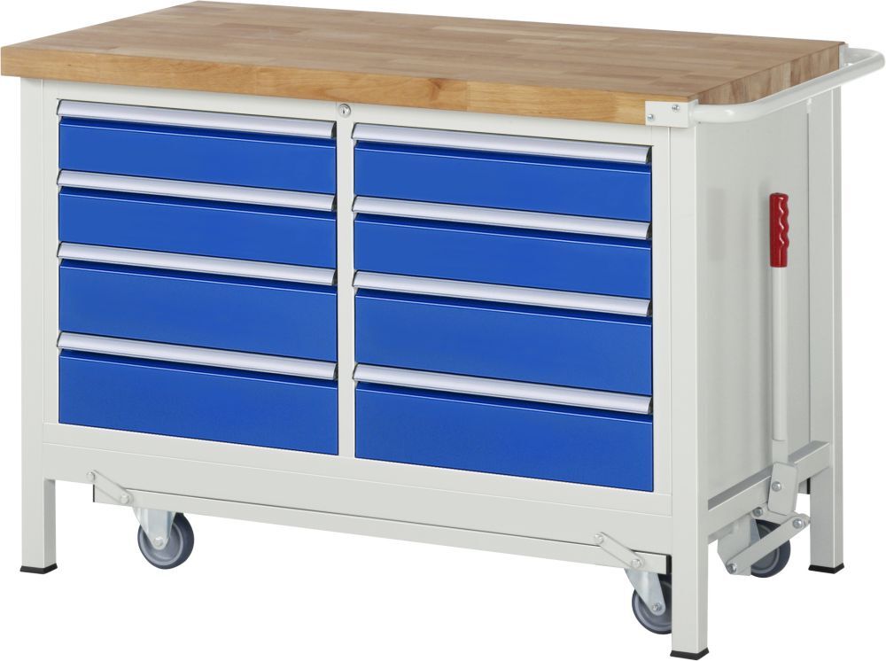 RAU Absenkbare Werkbank 8000 Modell 8477 Breite 1250 mm RAU Absenkbare Werkbank 8000 Modell 8477 Breite 1250 mm