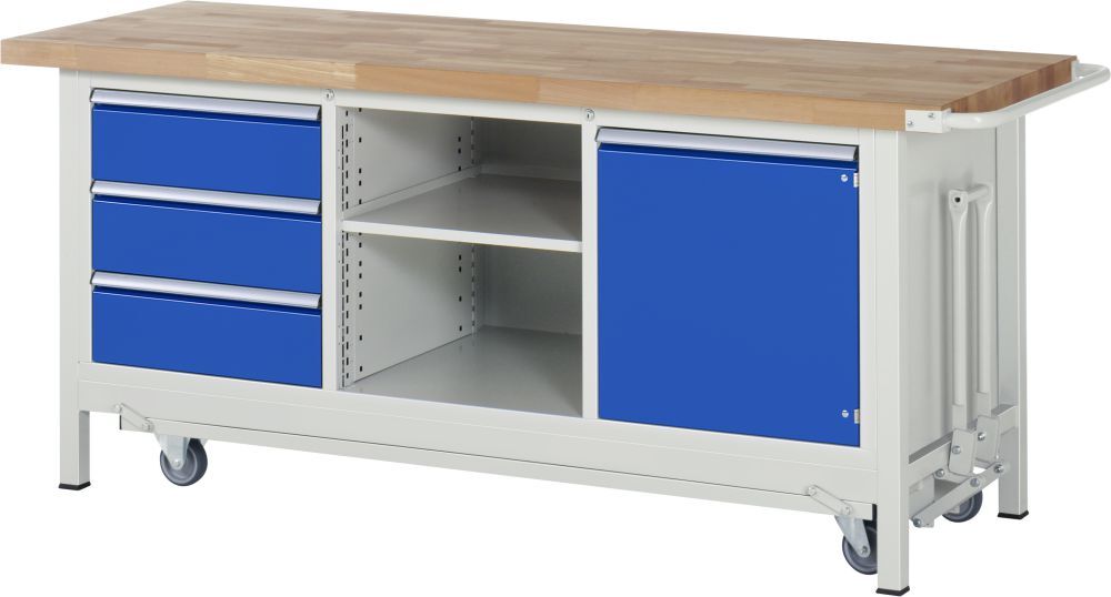 RAU Absenkbare Werkbank 8000 Modell 8563 Breite 2000 mm Produktbild RAU Absenkbare Werkbank 8000 Modell 8563 Breite 2000 mm