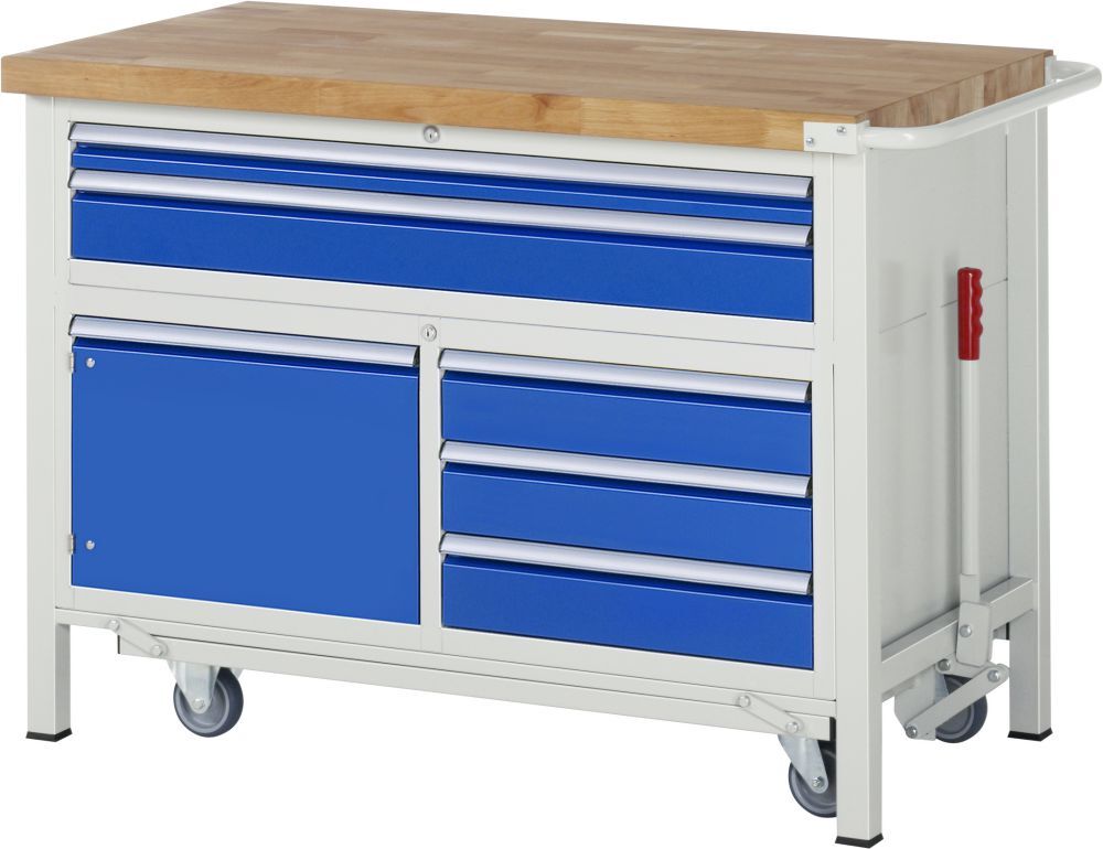 RAU Absenkbare Werkbank 8000 Modell 8922 Breite 1250 mm Produktbild RAU Absenkbare Werkbank 8000 Modell 8922 Breite 1250 mm