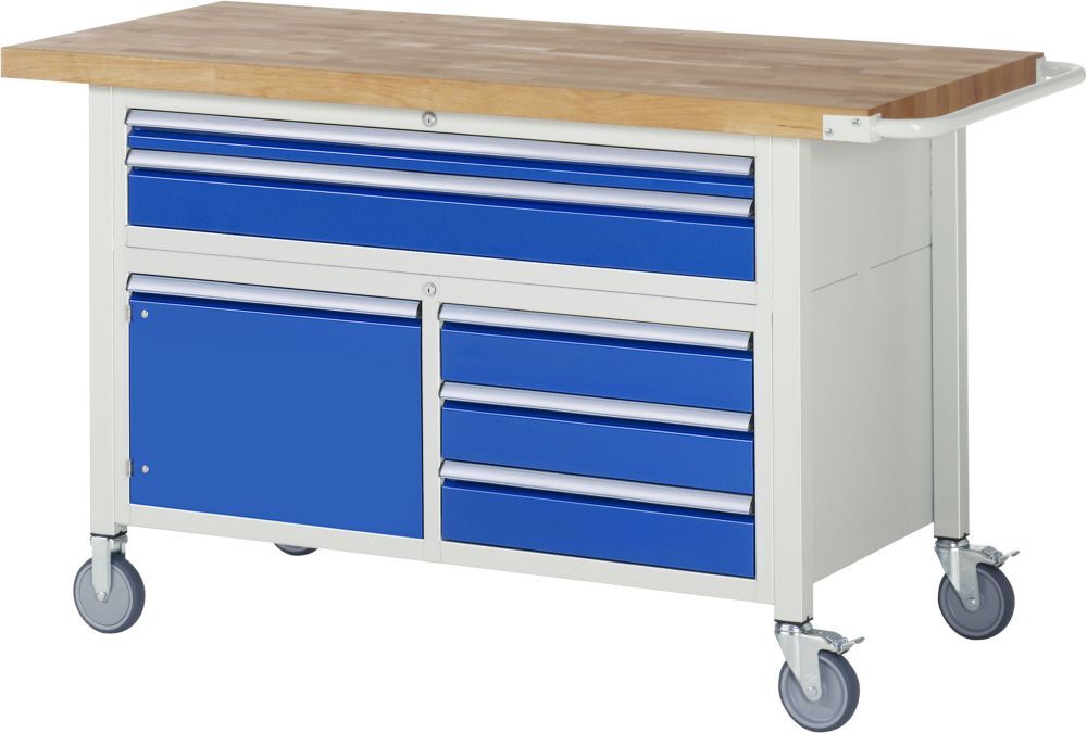 RAU Fahrbare Werkbank 8000 Modell 8922 Breite 1500 mm Produktbild RAU Fahrbare Werkbank 8000 Modell 8922 Breite 1500 mm