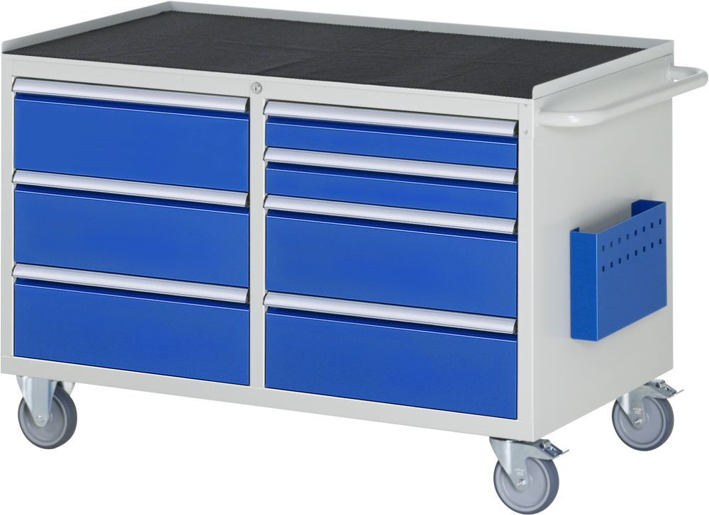 RAU Montagewagen Serie 7000 7 Schubladen Größe L Arbeitsplatte 25 mm Produktbild RAU Montagewagen Serie 7000 7 Schubladen Größe L Arbeitsplatte 25 mm