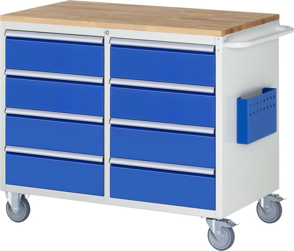 RAU Montagewagen 7000 inklusive Buche Arbeitsplatte 8 Schubladen Produktbild RAU Montagewagen 7000 inklusive Buche Arbeitsplatte 8 Schubladen