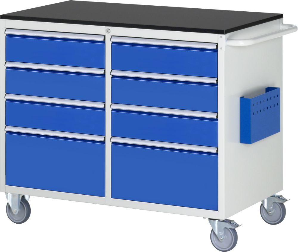 RAU Montagewagen Serie 7000 Arbeitsplatte Melamin Stärke 19 mm Produktbild RAU Montagewagen Serie 7000 Arbeitsplatte Melamin Stärke 19 mm
