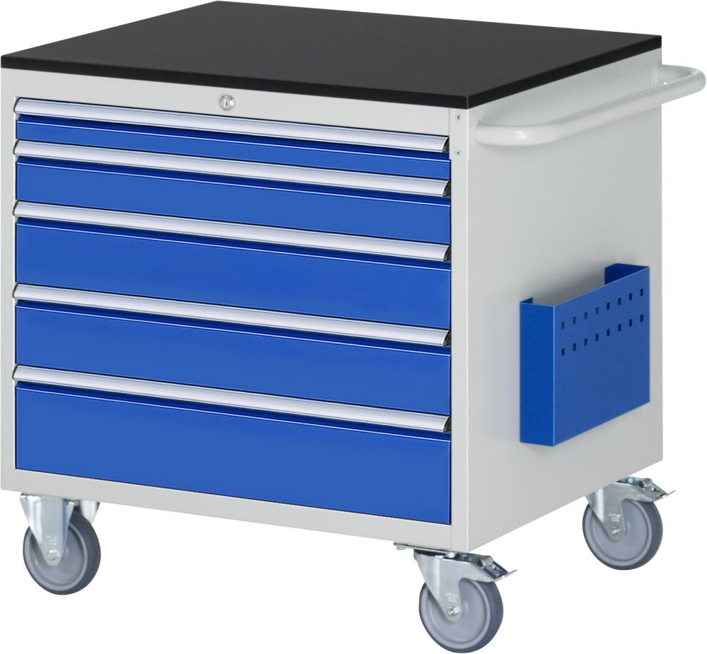 RAU Montagewagen Serie 7000 5 Schubladen Größe XL Höhe 790 mm Produktbild RAU Montagewagen Serie 7000 5 Schubladen Größe XL Höhe 790 mm