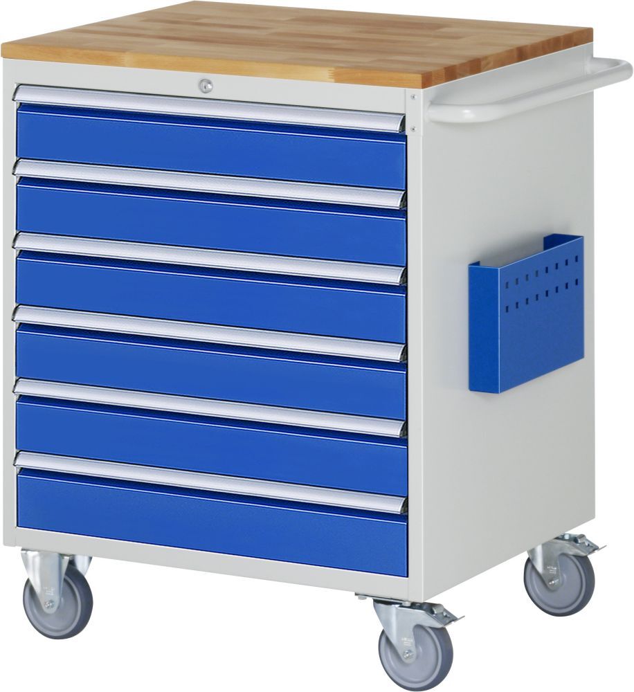 RAU Montagewagen Serie 7000 6 Schubladen Größe XL Tiefe 650 mm Produktbild RAU Montagewagen Serie 7000 6 Schubladen Größe XL Tiefe 650 mm