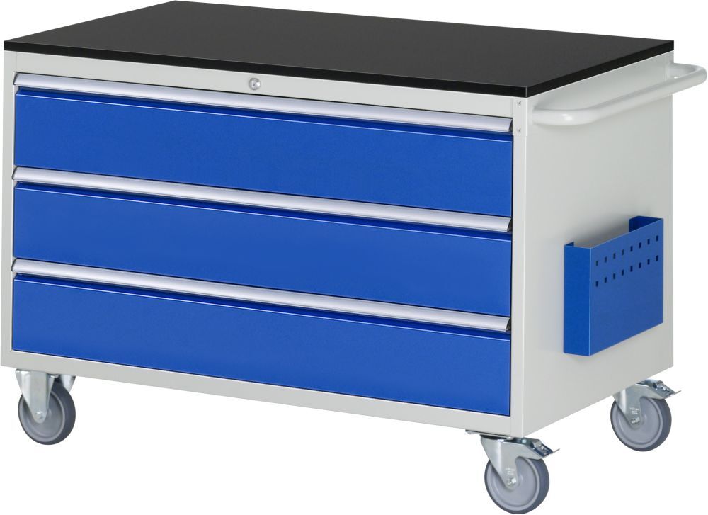 RAU Montagewagen 7000 auf Rollen 3 Schubladen Platte 19 mm Produktbild RAU Montagewagen 7000 auf Rollen 3 Schubladen Platte 19 mm