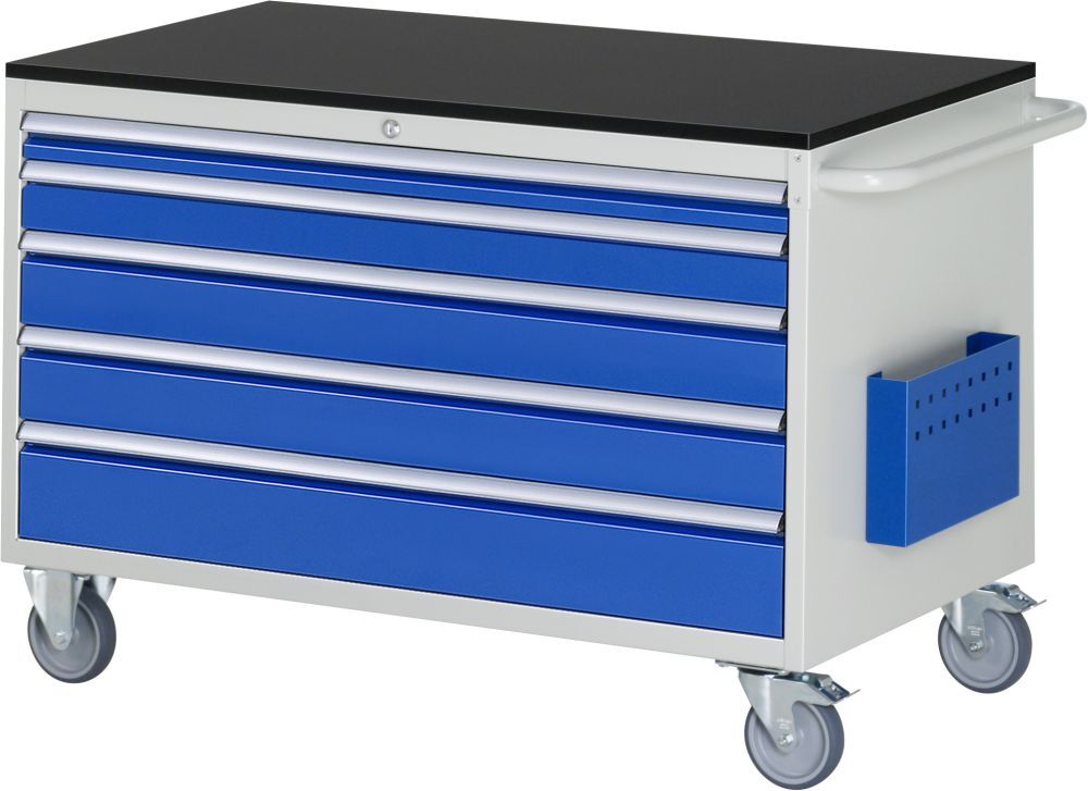 RAU Montagewagen Tragfähigkeit 450 Kg Serie 7000 5 Schubladen Größe XXL Produktbild RAU Montagewagen Tragfähigkeit 450 Kg Serie 7000 5 Schubladen Größe XXL