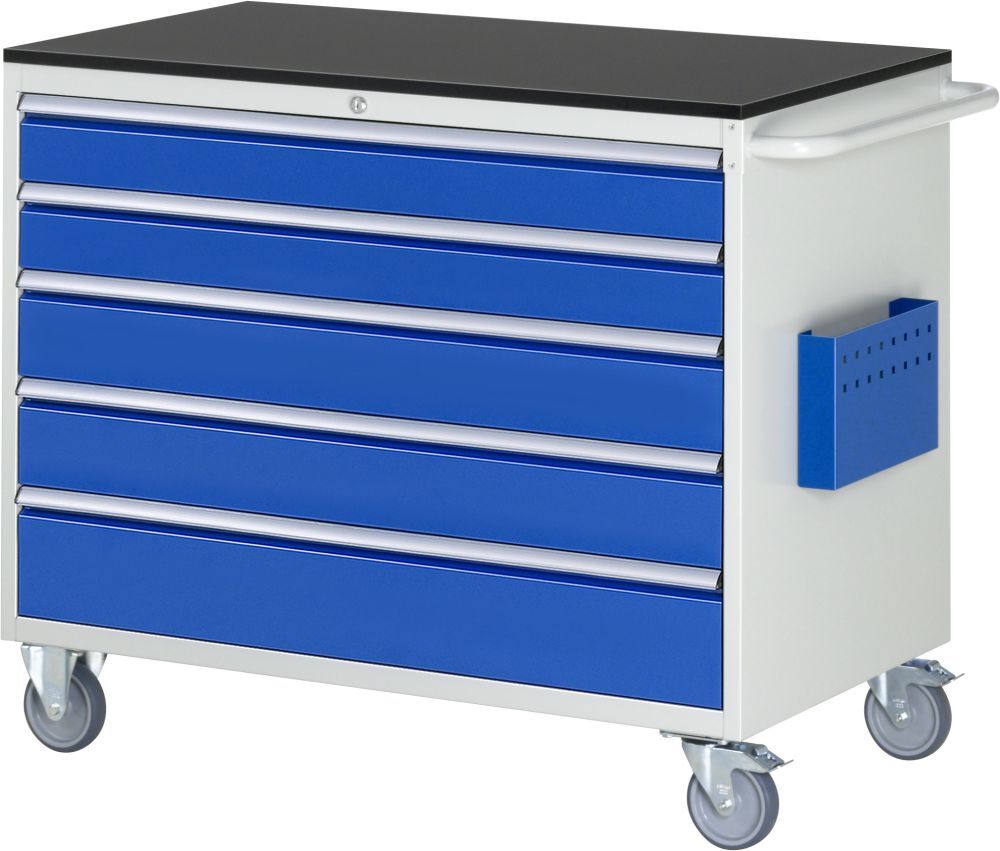 RAU Montagewagen Gestell RAL 7035 Serie 7000 5 Schubladen Größe XXL Produktbild RAU Montagewagen Gestell RAL 7035 Serie 7000 5 Schubladen Größe XXL