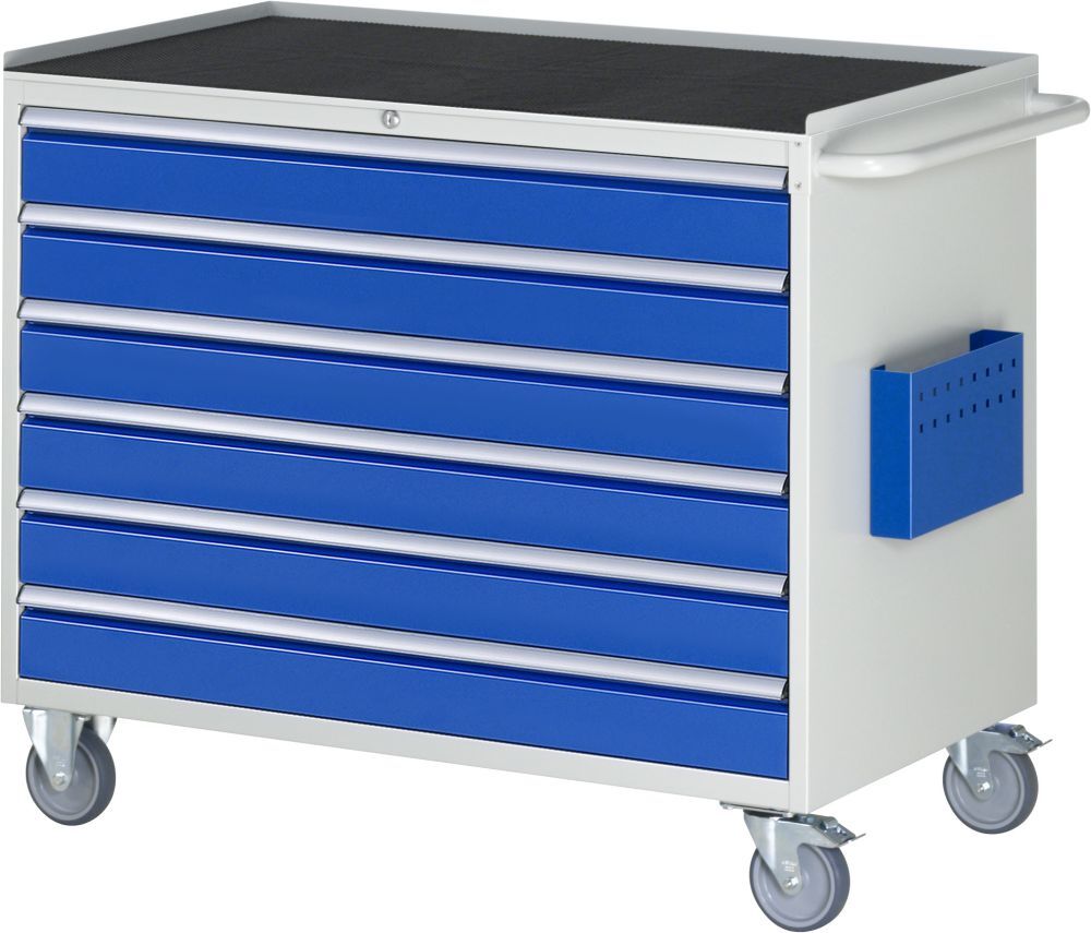 RAU Montagewagen Arbeitsplatte 25 mm Serie 7000 6 Schubladen Größe XXL Produktbild RAU Montagewagen Arbeitsplatte 25 mm Serie 7000 6 Schubladen Größe XXL