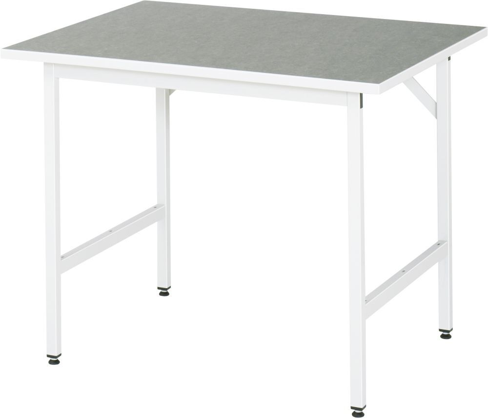 Rau Arbeitstisch Serie Jerry 1000 x 800 x 800-850 mm RAL7035 Produktbild Rau Arbeitstisch Serie Jerry 1000 x 800 x 800-850 mm RAL7035