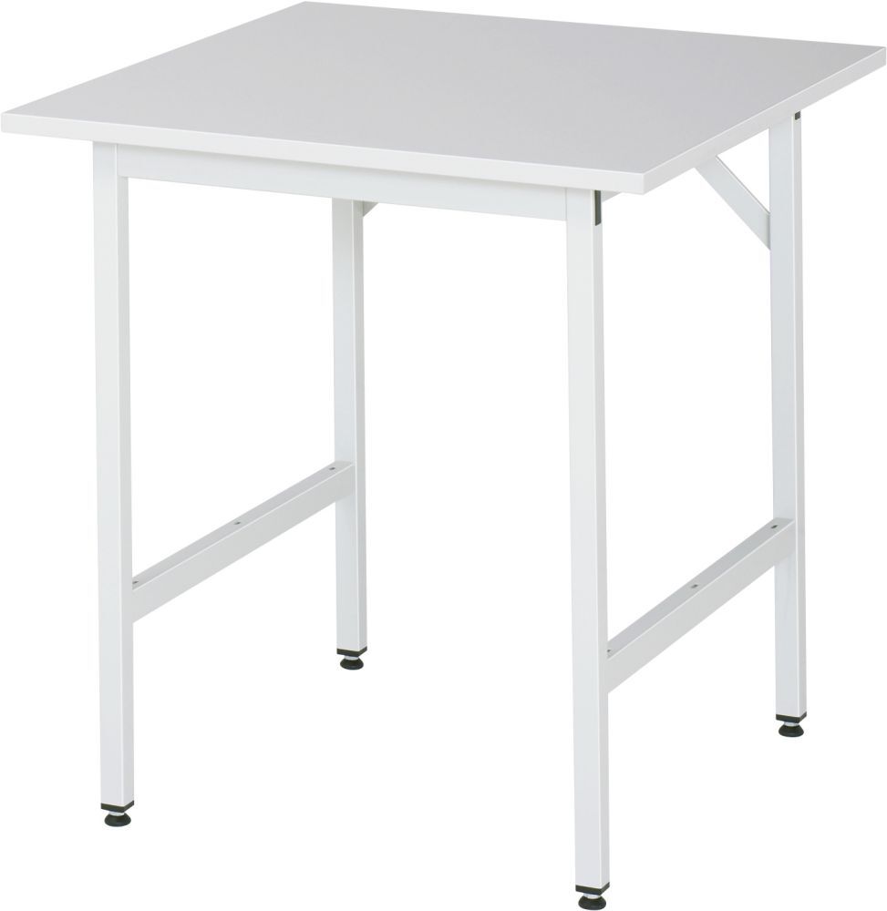 Rau Arbeitstisch RAL7035 Serie Jerry 750 x 800 mm Produktbild Rau Arbeitstisch RAL7035 Serie Jerry 750 x 800 mm