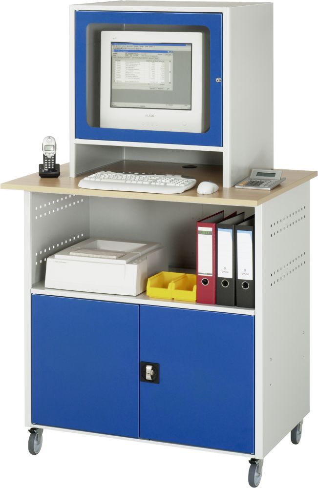 Rau Computer-Tisch Modell 1023 Höhe 1860 mm Produktbild Rau Computer-Tisch Modell 1023 Höhe 1860 mm