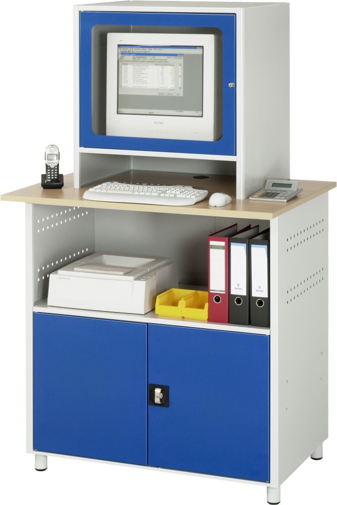 Rau Computer-Tisch Modell 1023 Höhe 1810 mm Produktbild Rau Computer-Tisch Modell 1023 Höhe 1810 mm