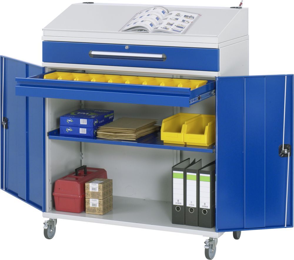 RAU Beistellschrank Stehpult Modell 03 Breite 1100 mm RAU Beistellschrank Stehpult Modell 03 Breite 1100 mm