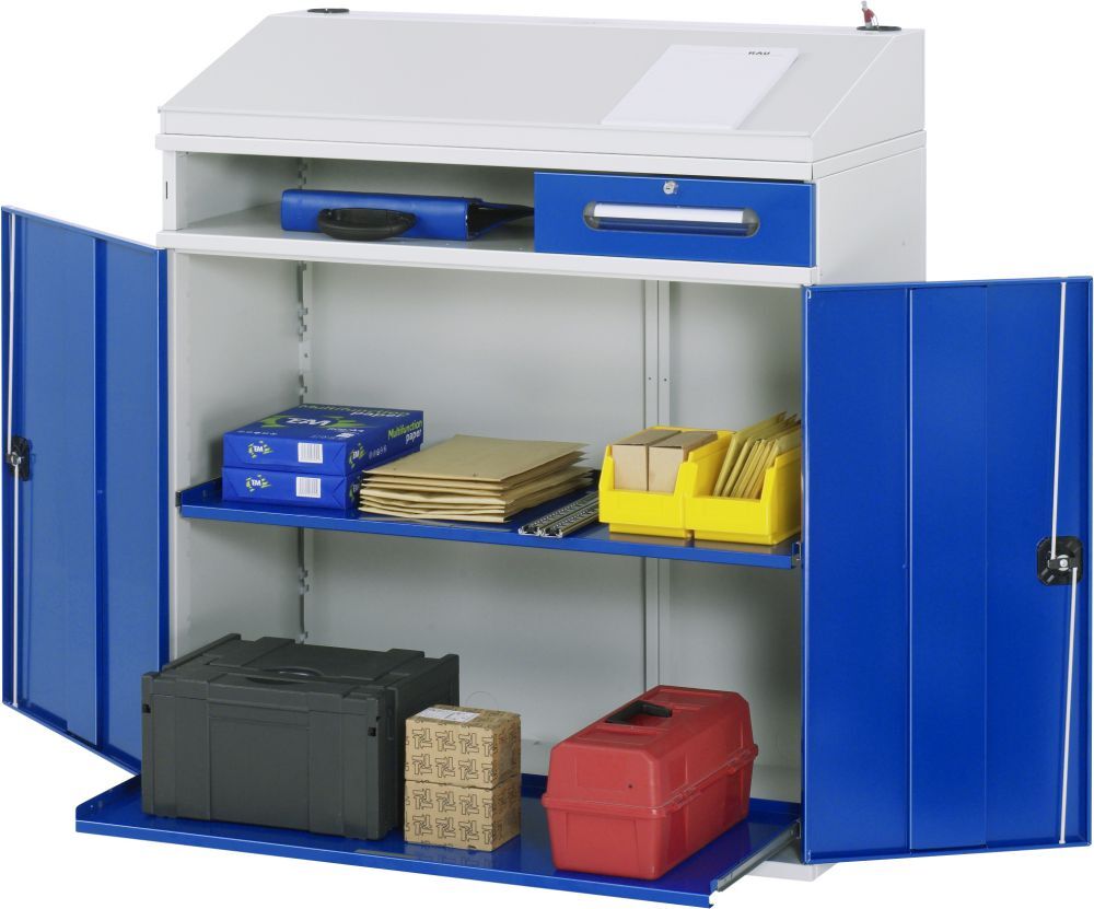 RAU Beistellschrank Stehpult Modell 05 Breite 1100 mm Produktbild RAU Beistellschrank Stehpult Modell 05 Breite 1100 mm
