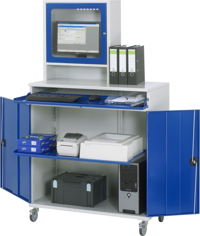 Rau Computer-Schrank Höhe 1895 mm Modell 65 Produktbild Rau Computer-Schrank Höhe 1895 mm Modell 65