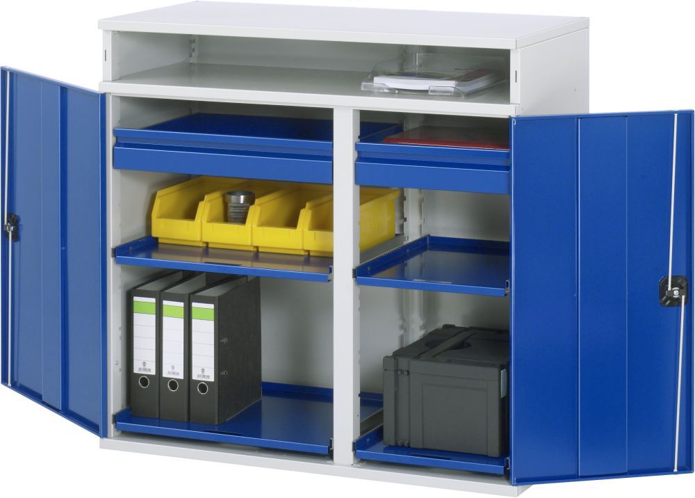 RAU Beistellschrank Stehpult Modell 31 Breite 1100 mm Produktbild RAU Beistellschrank Stehpult Modell 31 Breite 1100 mm bild 2