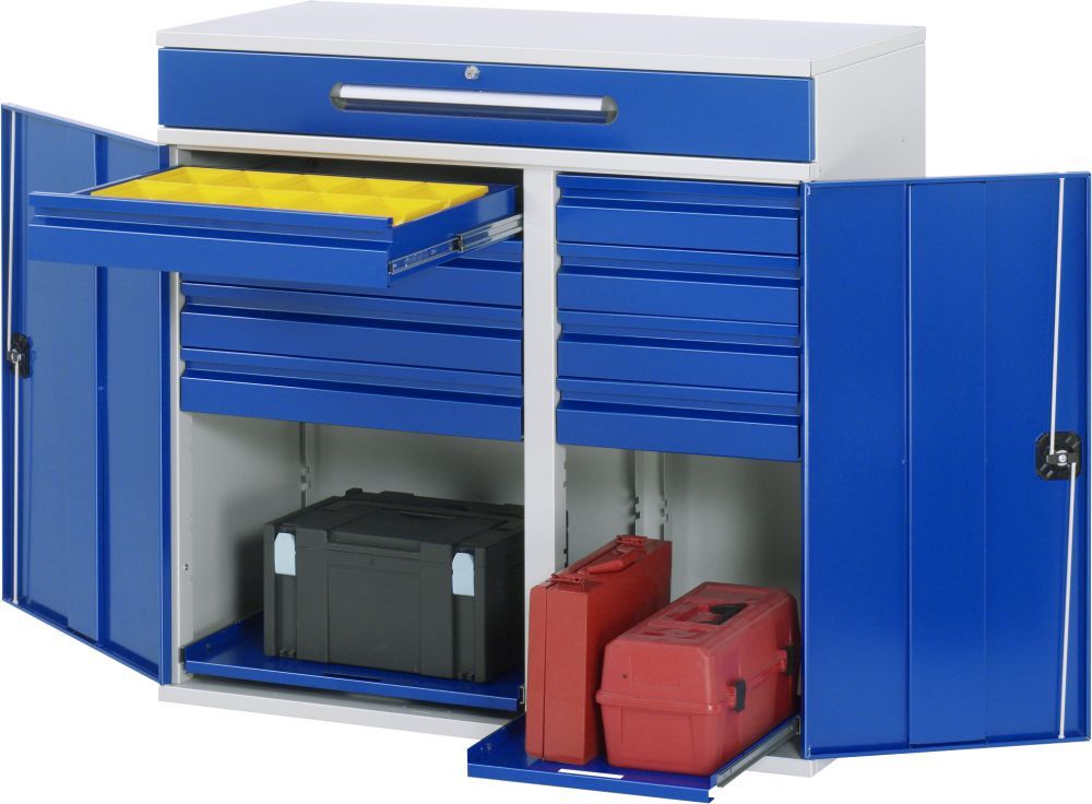 Rau Beistellschrank Stehpult Modell 33 Breite 1100 mm Höhe 1060 mm Produktbild Rau Beistellschrank Stehpult Modell 33 Breite 1100 mm Höhe 1060 mm