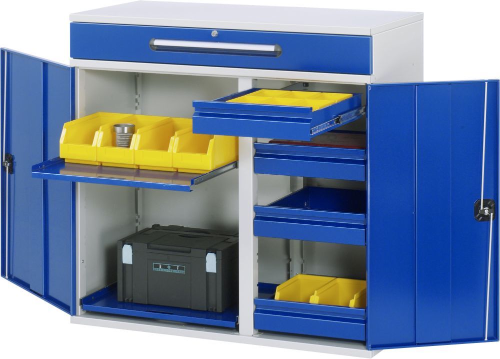 RAU Beistellschrank Stehpult Modell 35 Breite 1100 mm Produktbild RAU Beistellschrank Stehpult Modell 35 Breite 1100 mm