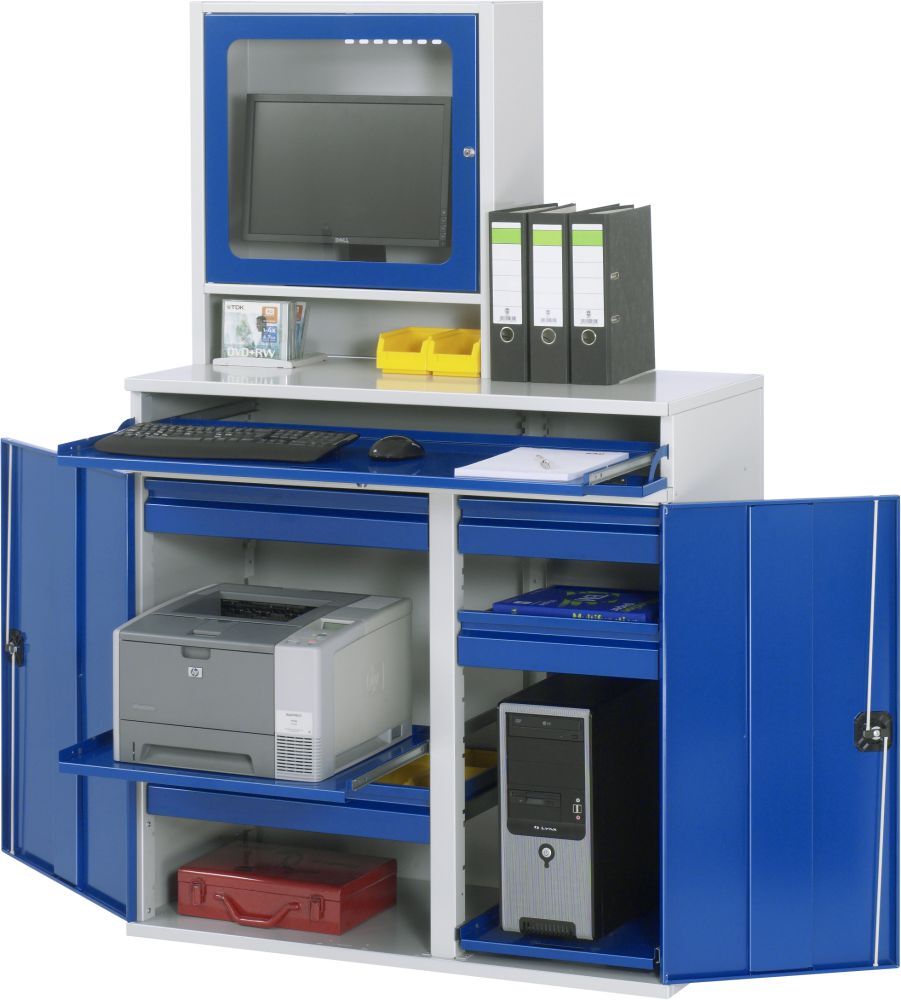 Rau Computer Schrank  Modell 66 Tiefe 520 mm Produktbild Rau Computer Schrank  Modell 66 Tiefe 520 mm