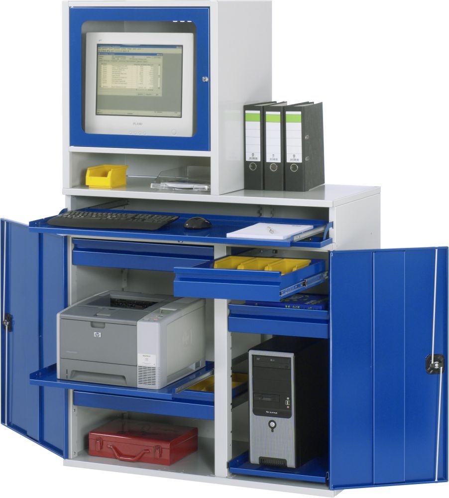 Rau Computer-Schrank - Modell 66 Breite 1100 mm Produktbild Rau Computer-Schrank - Modell 66 Breite 1100 mm