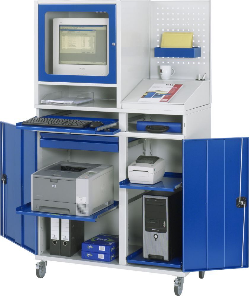 Rau Computer Schrank Tiefe 520 mm Modell 68 Produktbild Rau Computer Schrank Tiefe 520 mm Modell 68