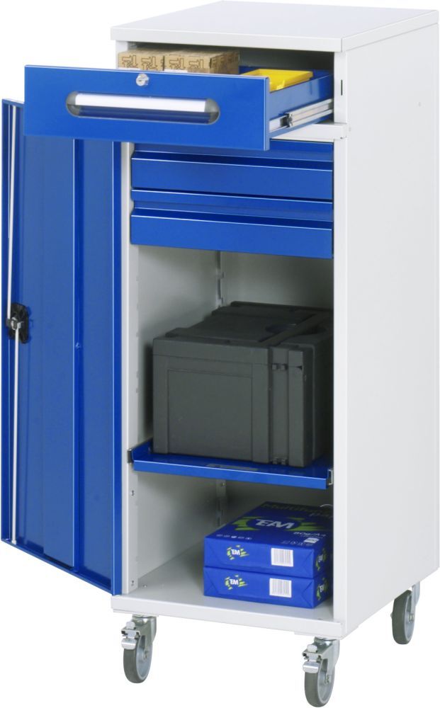RAU Beistellschrank Stehpult Modell 32 Breite 450 mm Produktbild RAU Beistellschrank Stehpult Modell 32 Breite 450 mm