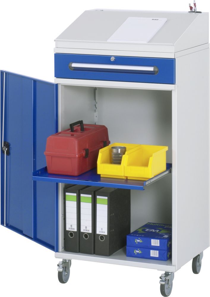 RAU Beistellschrank Stehpult Modell 02 Breite 650 mm Produktbild RAU Beistellschrank Stehpult Modell 02 Breite 650 mm